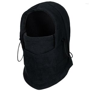 Cycling Caps Winter Balaclava Outdoor Warm Fleece Snowboard Hood Bescherming Hoeden hoofd Face Cover