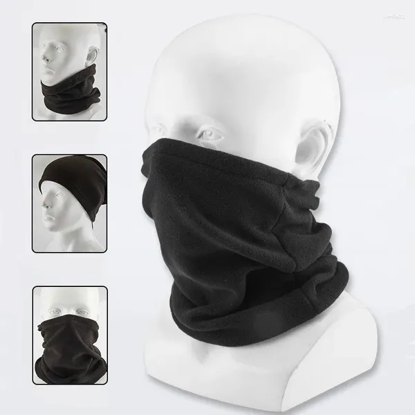 Casquettes de cyclisme hiver cache-cou couvre-chef en plein air Camping randonnée pêche masque facial écharpe polaire multi-fonctionnelle coupe-vent Ride