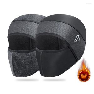 Cycling Caps Winter Warm Riding Mask Motorcycle Bike Cap Polar Fleece Winddichte Ski Face Protection Headdear Hat Keep