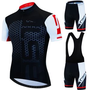 Vêtements de cyclisme Pantalons pour hommes Gel Vêtements Jersey Shorts d'été Homme Vélo VTT Uniforme Ensemble de sport Costume Cycle Printemps Blouse Route 240311