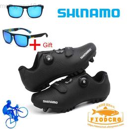 Calzature da ciclismo 2022 Nuove scarpe da ciclismo MTB Uomo Sport Route Cleat Road Dirt Bike Speed Flat Sneaker Racing Donna Bicicletta Mountain Spd Biking HKD230706