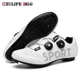 Fietsenschoenen 2023 Sportroute Flat Sneakers MTB Men Mountain Dirt Bicycle Cleat SPD Schoenen Road Bike Racing Women Speed