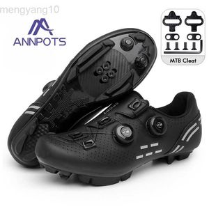 Cycling Footwear 2023 Women Mountain Racing Flat SPD Road Cycling Footwear Cycling Sneaker Mtb with Cleats Men Carbon Sports Speed Bike Shoes HKD230706