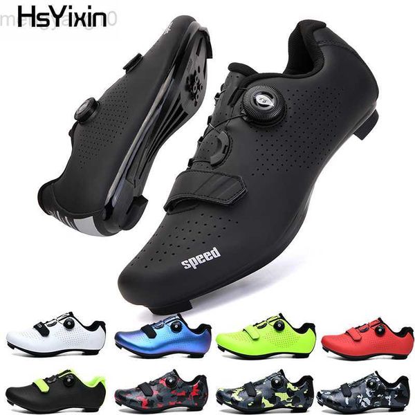 Chaussures De Cyclisme Chaussures De Vélo VTT Crampons Sport Homme Cross Country Route Bottes De Cyclisme Vitesse Baskets Course Chaussures De Cyclisme Femme Pédale Cyclisme HKD230706