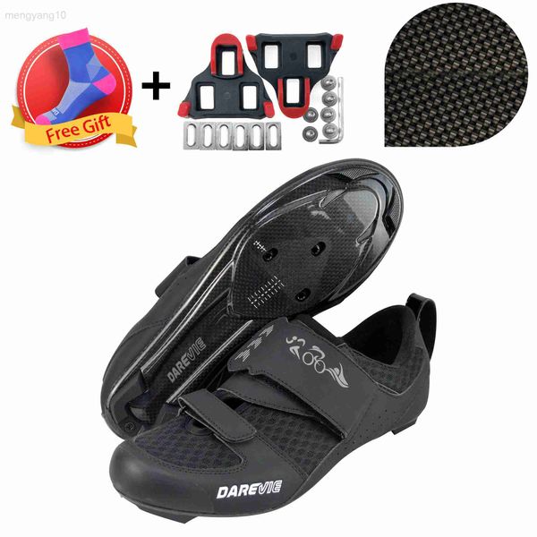 Chaussures de cyclisme DAREVIE Pro Chaussures de cyclisme en carbone Chaussures de triathlon de course 10 Niveau Carbone dur léger Chaussures de cyclisme sur route Hommes Femmes Baskets de cyclisme HKD230706