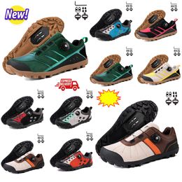 Chaussures de cyclisme Hommes vitesse route vélo baskets plat carbone cyclisme chaussures vtt crampons femmes montagne vélo chaussures SPD pédales course vélo Footwar GAI