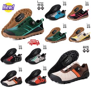 Chaussures de cyclisme Hommes Vitesse Route Vélo Baskets Plat Carbones Chaussures De Cyclisme VTT Crampons Femmes Chaussures De Vélo De Montagne SPD Pédales Racing Biking Footwar GAI