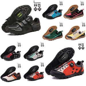 Fietsschoenen Heren Snelheid Racefiets Sneakers Platte Cardabon Fietsschoenen MTB-schoenplaatjes Dames Mountainbikeschoenen SPD-pedalen Racefietsen Footwar GAI