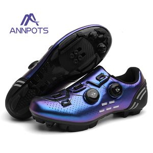 Cycling Footwear Men Speed Road Bike Sneakers Flat Carbon Cycling Shoes MTB Cleats Women Mountain Bicycle Shoes SPD Pedals Racing Biking Footwear 230801