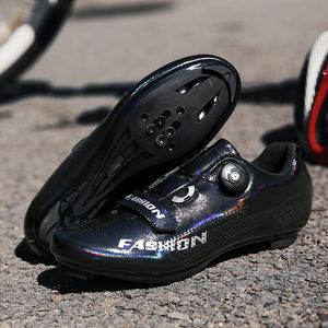 Chaussures de cyclisme chaussures vtt hommes baskets de vélo de route autobloquantes ultraléger extérieur taquet de montagne