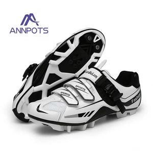 Chaussures de cyclisme Chaussures de cyclisme professionnelles vtt avec crampons hommes baskets de vélo de route course femmes vélo plat taquet montagne SPD chaussures 231023