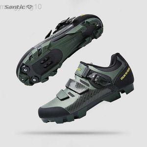 Chaussures De Cyclisme Santic Nouvelles Chaussures De Cyclisme Hommes Femmes Vtt Chaussures De Verrouillage Chaussures De Vélo De Montagne Professionnelles Vélo Sneaker Triathlon Sapatilha Ciclismo HKD230706