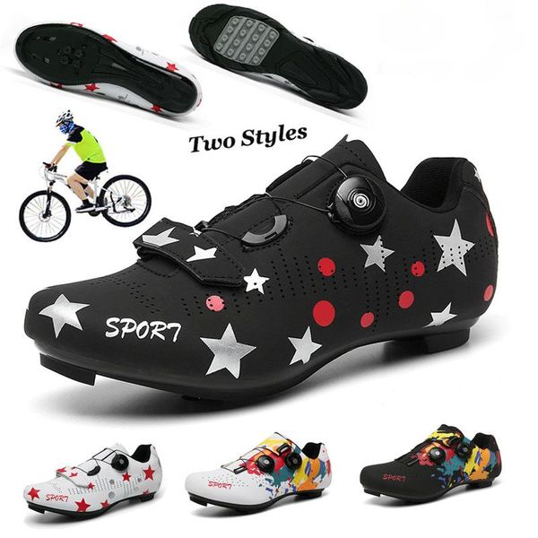 Chaussures de cyclisme vitesse chaussures de vélo de route vtt hommes Sapatilha Ciclismo femmes baskets en Fiber de carbone respirant vélo de course