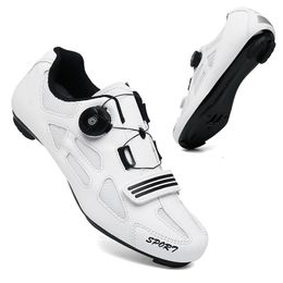 Chaussures de cyclisme été maille respirant hommes chaussures de VTT professionnel autobloquant route équitation clou extérieur vtt baskets