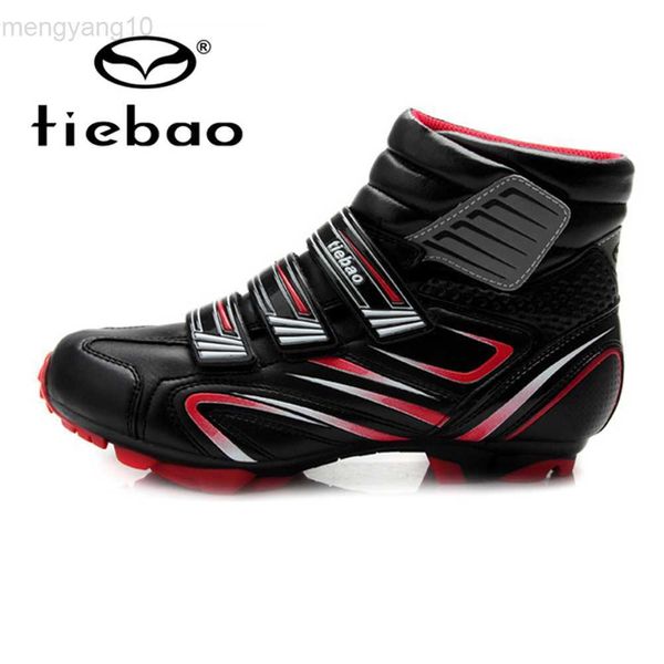 Calzado de ciclismo TIEBAO Mtb Zapatos Bicicleta Ciclismo Zapatos Zapatillas Ciclismo MTB Mountain Bike Racing Zapatos Atlético Autoblocante Zapatillas Botas HKD230706