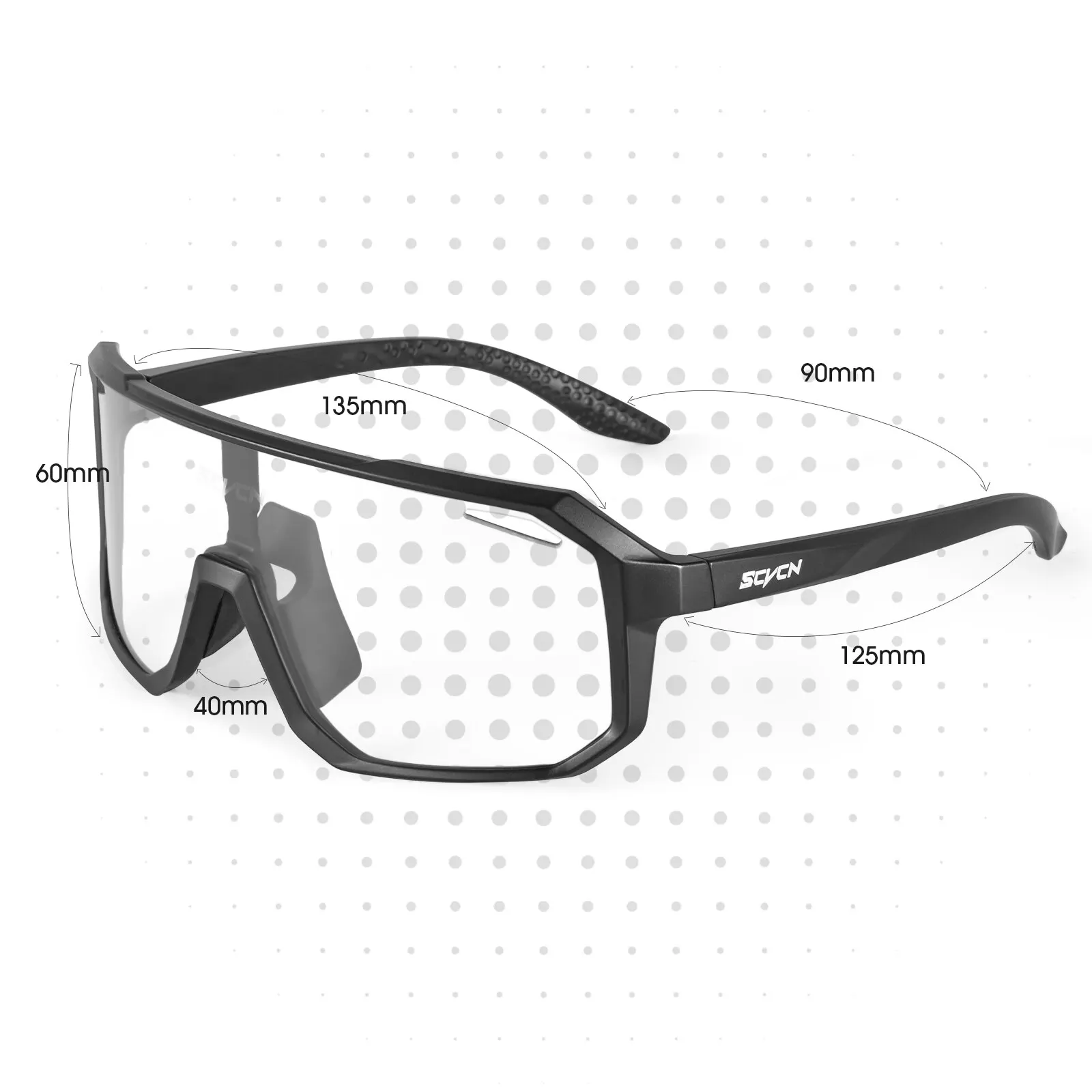 نظارات ركوب الدراجات الفوتوكرومية نظارات شمسية للرجال