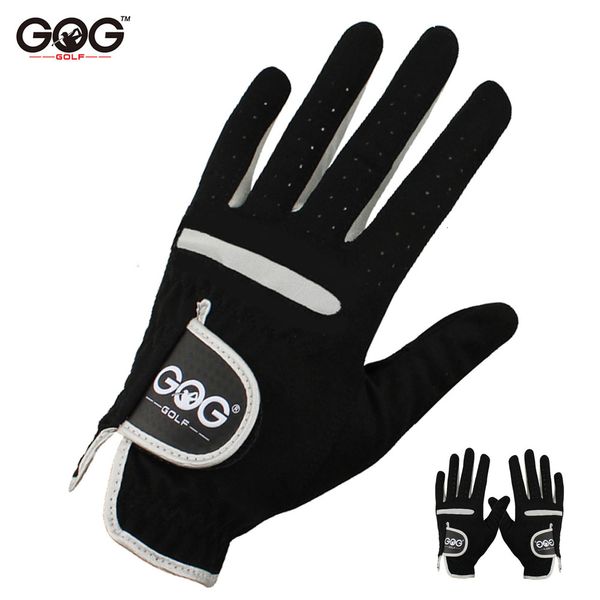 Gants De Cyclisme 1 Pcs Gant De Golf Pour Hommes Gauche Main Droite Micro Fibre Souple Respirant Gants De Golf Hommes Couleur Noir Marque GOG 230607