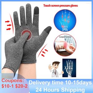 Guantes de ciclismo 1 par de compresión artritis mujeres hombres artríticos alivio del dolor de las articulaciones terapia de mano pulsera