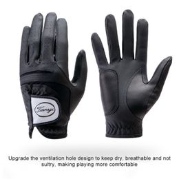 Fietshandschoenen 1 stks Lamsvel golfhandschoenen heren FJ handschoen comfortabel ademend slijtvast Accessoires 230614