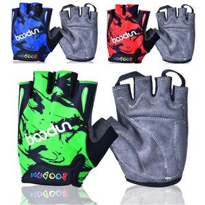 Cycling Gloves 2024 Kinderen Sport Half Finger Mountain Bike Bicycle Gel Pad For Kids Boy and Girls Guantes Ciclismo