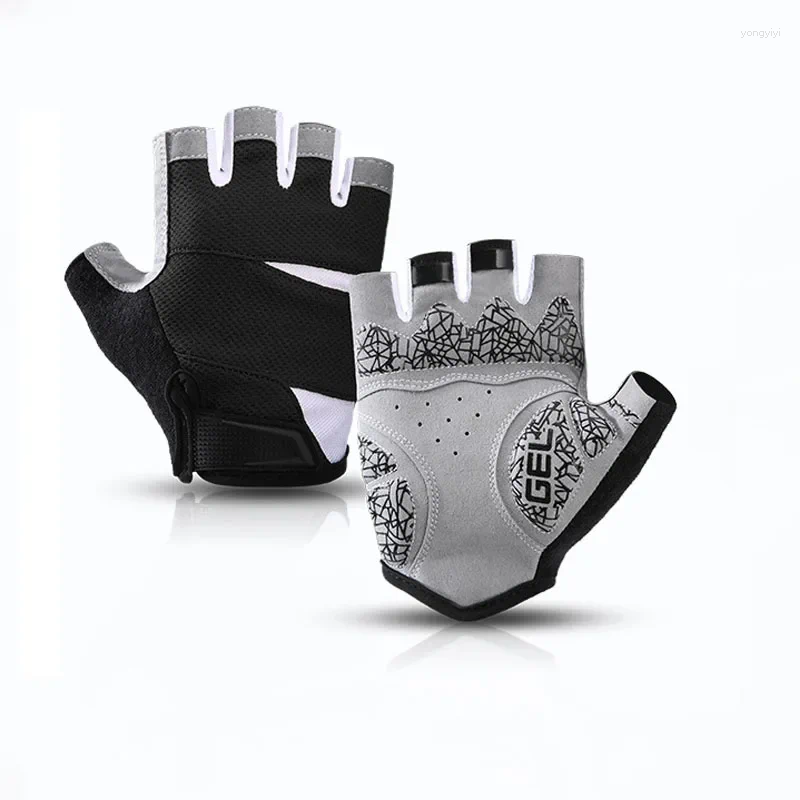 Велосипедные перчатки 2024, летние дышащие перчатки для верховой езды, анти-мотоциклетные тренировочные перчатки с половиной пальца, спортивные перчатки для фитнеса на открытом воздухе