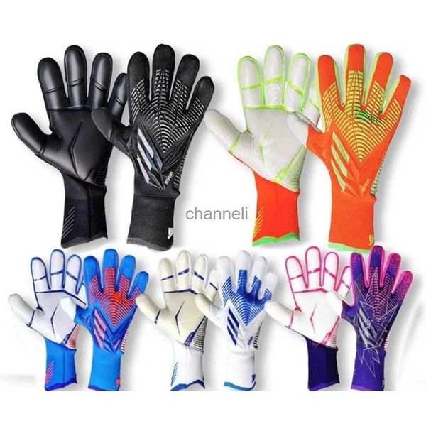 Guantes de ciclismo 2pcs Guantes de portero Adultos Niños Guantes de portero Látex grueso Fútbol Fútbol Protección antideslizante Fútbol Niños Guantes de portero YQ231129