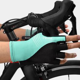 Cycling-handschoenen 2 stks/kavel mannelijke halfvinger gemakkelijk te release ontwerp Wear-resistente outdoor camping vissen