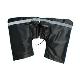 Gants de cyclisme 2x Couvertures de poignée de vent de guidon 2x pour le vent pour les accessoires d'hiver VTT VTT