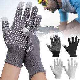 Gants de cyclisme antidérapants en Nylon résistant à l'usure, doigt complet pour le travail de jardinage pour femmes et hommes, mitaines d'extérieur Anti-UV, 1 paire