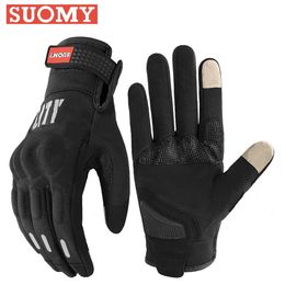 Gants de cyclisme automne hiver moto coupe-vent hommes femmes moto équitation écran tactile réfléchissant Motocross Biker 231031