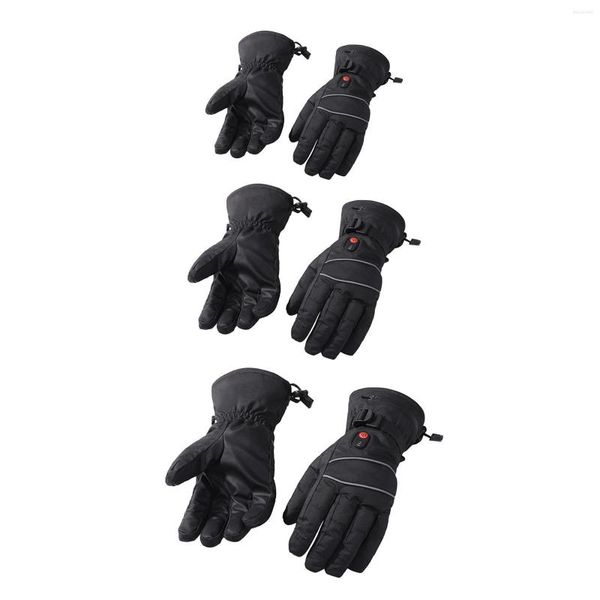 Gants de cyclisme chauffants à piles pour hommes/femmes, imperméables, pour l'extérieur, l'intérieur, la neige, le Camping, le vélo, la marche, l'équitation