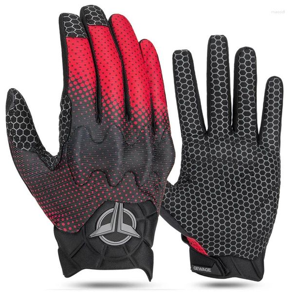 Guantes de ciclismo Montar en bicicleta Bicicleta de carretera MTB Pantalla táctil completa Dedo largo Engrosado Equipo de modelos de otoño e invierno