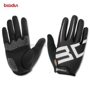 Guantes de ciclismo Boodun Hombres Mujeres Guantes de ciclismo Dedo completo Gel Motocycle MTB Bicicleta de carretera Manoplas para montar en bicicleta Gants Velo guantes luva ciclismo 240322