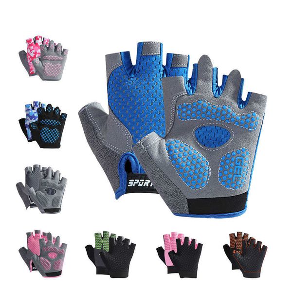 Guantes de ciclismo para niños, medio dedo, antideslizante, transpirable, Rolr, patinaje, niños, niñas, niños, equipo de equitación, bicicleta para niños L221024