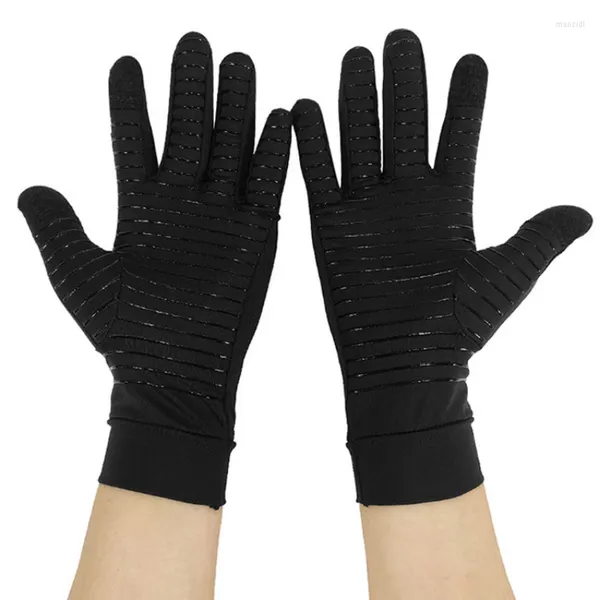 Guantes de ciclismo Compresión Artritis Mano Muñequera Antideslizante Unisex Dedo Alivio del dolor en las articulaciones