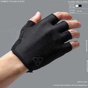 Gants de cyclisme Gants de cyclisme VTT gants demi-doigt hommes été vélo gants de vélo gants sans doigts Guantes Ciclismo 231204