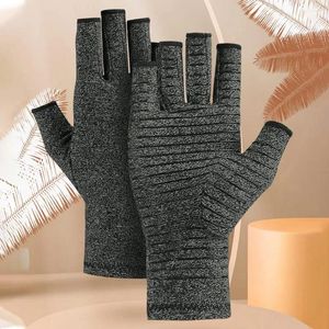 Gants de cyclisme élastiques, paume confortable, durables, antidérapants, demi-doigt pour les sports de Fitness, poignée souple, soulagement du Stress