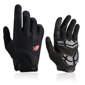 Guantes de ciclismo FIRELION Outdoor Full Finger Gel Pantalla táctil Guantes de ciclismo Off Road Dirt Mountain Bike Bicicleta MTB DH Downhill Motocross Glove 230728