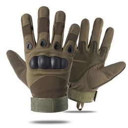 Guantes de ciclismo Guantes de dedo completo para hombre Guantes tácticos militares para exteriores Tiro deportivo Caza Airsoft Guantes de ciclismo para motocicleta 231101