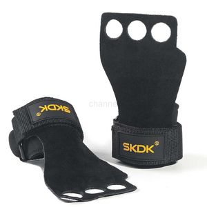 Gants de cyclisme Gants de gymnastique Poignées Gants d'entraînement d'haltérophilie en peau de vache Protecteur de paume de main Poignées de gymnastique Tirez vers le haut Kettlebells Entraînement