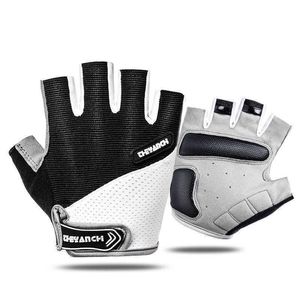 Guantes de ciclismo Medio dedo Guantes de ciclismo A prueba de golpes Antideslizante Gel Pad Guantes deportivos Hombres Mujeres Anti-sudor Transpirable Road MTB Bike Glove T221019