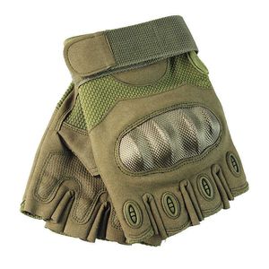 Gants de cyclisme demi-doigt pour hommes, Sports tactiques militaires de plein air, tir, chasse, moto Airsoft L221024