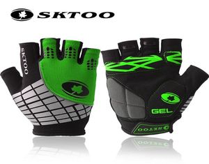 Guantes de ciclismo medio dedo para hombre Women039s verano transpirable bicicleta guantes cortos Ciclismo a prueba de golpes MTB montaña deportes bicicleta A5137277