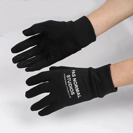 Gants de cyclisme En stock en 48 heures noir Gants de cyclisme coupe-vent écran tactile vélo d'équitation thermique gants de vélo d'hiver chauds 231204