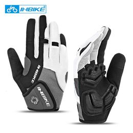 Gants de cyclisme INBIKE gants d'équitation de cyclisme doigt complet avec Gel rembourré gants de vélo de route pour hommes femmes gants de vélo homme accessoires de vélo 231109