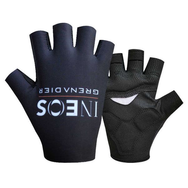 Gants de cyclisme Jumbo Visma 2023 France Tour TDF Gants de cyclisme Men Half Finger Gel Road Bike Glove Glove sans doigt MTB BICYLEM MOTO YQ231129