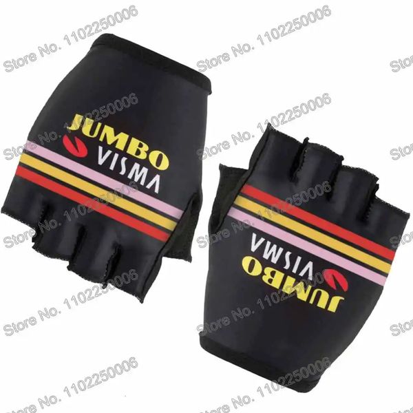 Gants de cyclisme Jumbo Visma France Tour TDF gants de cyclisme hommes vélo Gel demi doigt gant montagne route vélo Guantes vtt moto 231108