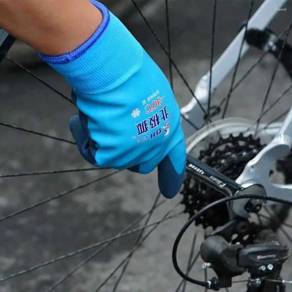 Guantes de ciclismo para niños, guantes de jardinería con revestimiento de nitrilo para niños pequeños, antideslizantes, para trabajar a mano, antipuñaladas, Q2M8