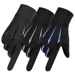 Cycling -handschoenen Luvas de Inverno dos huizens da bicicleta ciclismo mulher trmica velo frio vento prova dwaterproof gua touchscreen bicicleta quente ao ar l j230422