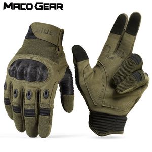 Guantes de ciclismo Hombres Dedo completo Táctico Guantes de pantalla táctil Ejército Militar Equitación Ciclismo Bicicleta Esquí Entrenamiento Escalada Airsoft Caza Mitones 230606